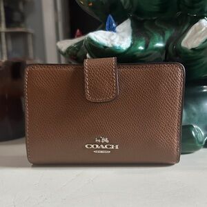 Coach Tan Leather Wallet